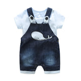 Baby Boys Denim Jumpsuit Clothes