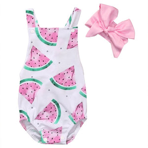 Baby Girls Sleeveless Romper Clothes