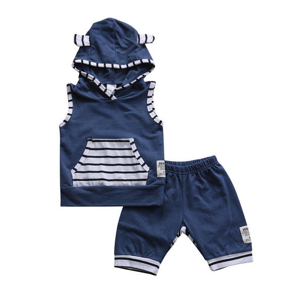 Baby Boys Sleeveless Clothing Set